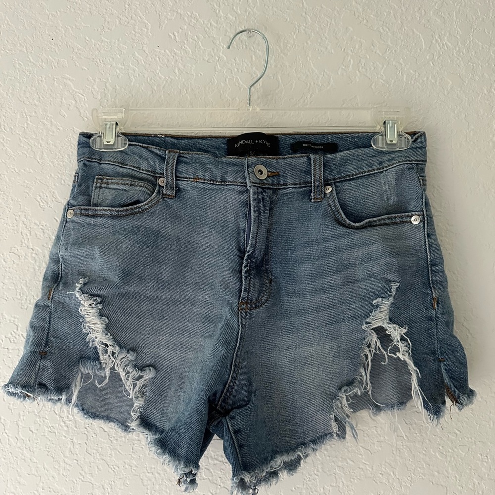 Blue jean shorts